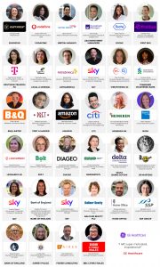 Conference speakers tile